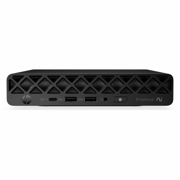 HP EliteDesk 8 G2i Next Gen AI PC, Mini Core Ultra 7, vPro, 32 GB, SSD 512 GB, Win 10 Pro, Jack Black, Smart Buy, with HP Wolf Pro Security Edition