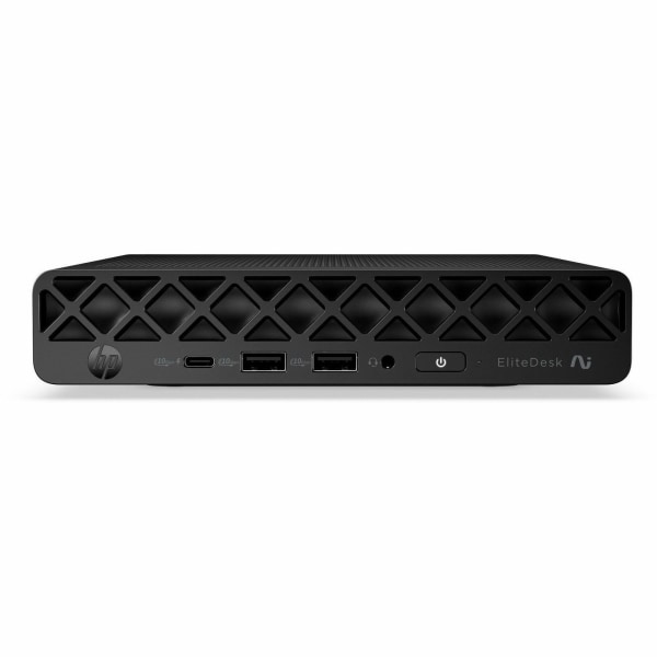 HP EliteDesk 8 G2i Next Gen AI PC, Mini Core Ultra 5, 32 GB, SSD 512 GB, Win 11 Pro, Jack Black, Smart Buy, With HP Wolf Pro Security Edition