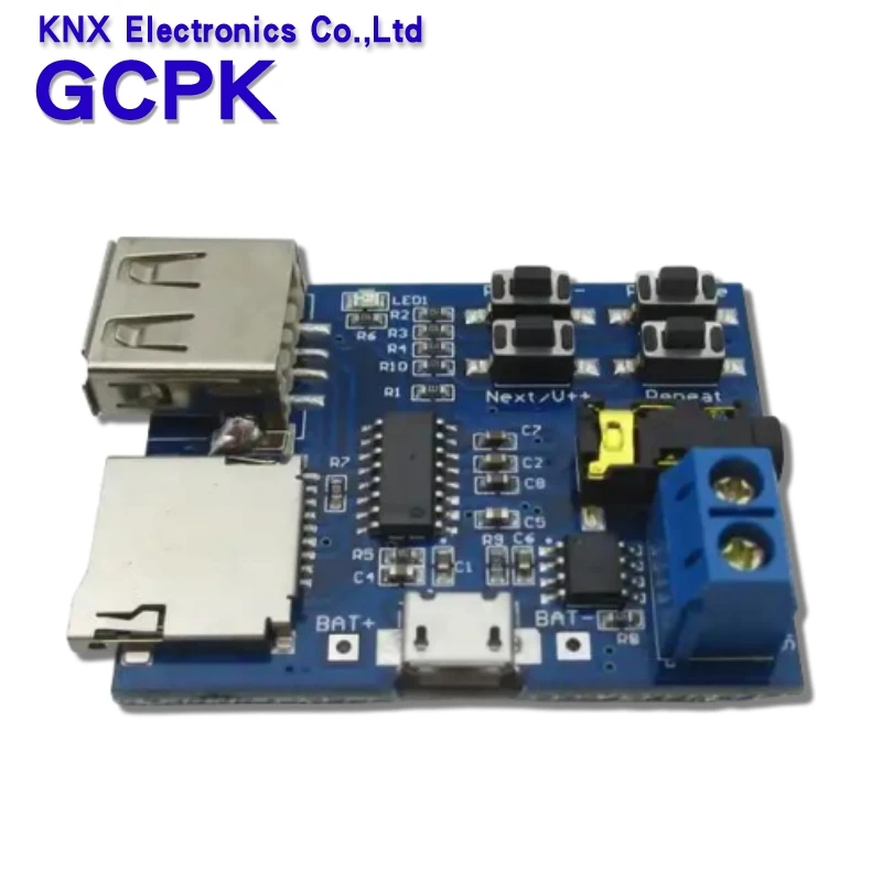 Carte TF U Disk Format MP3, décodeur, module amplificateur, lecteur audio notaires