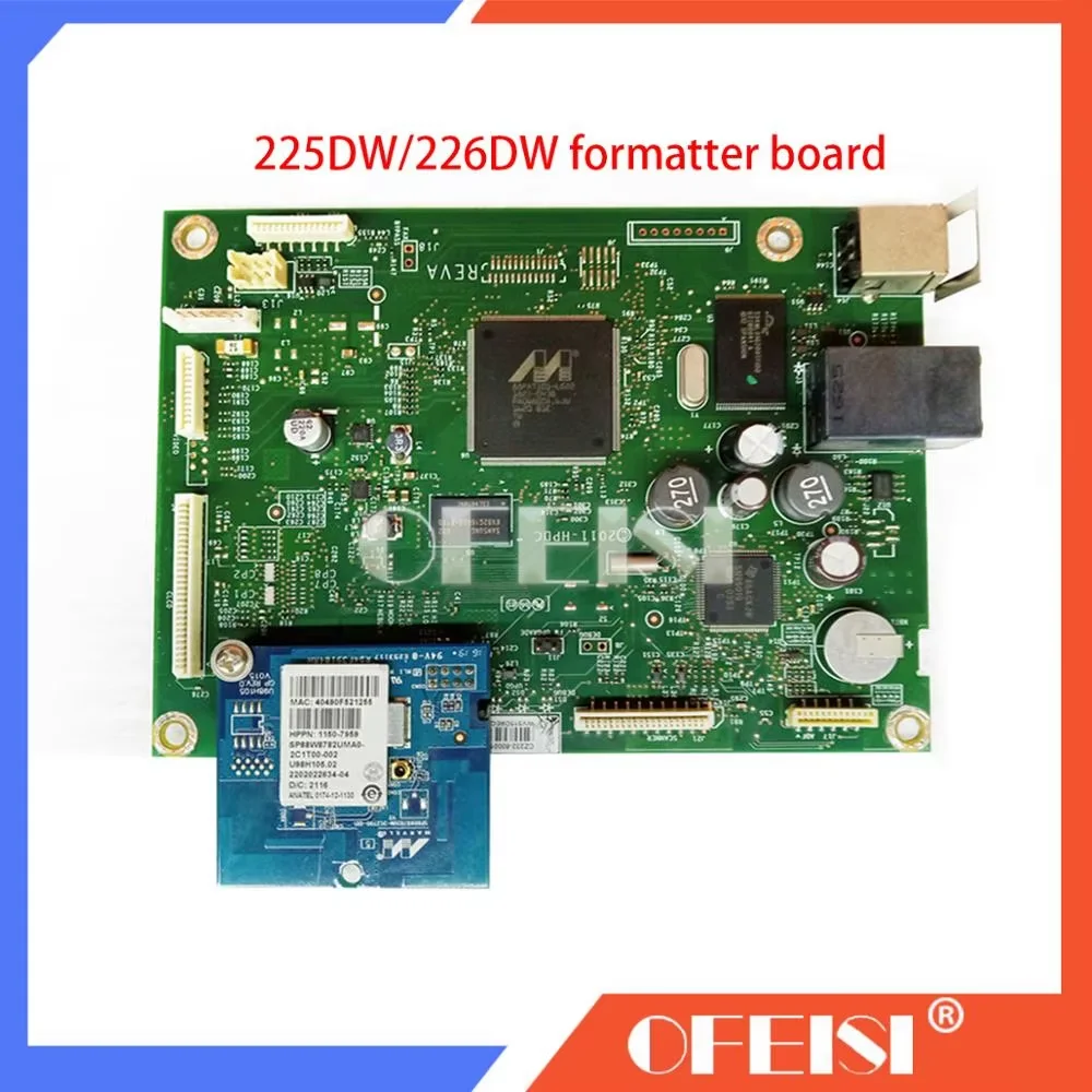 1PCX carte mère de formateur CZ232-60001 pour HP M225 M226 M225DW M226DW 225DW 225dn 226 M225DN carte mère CZ231-60001 carte mère