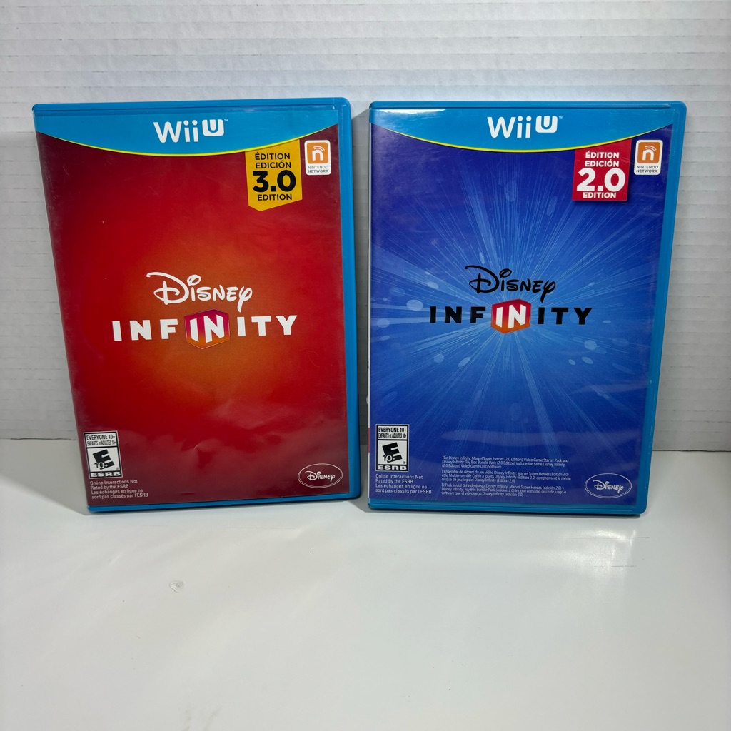 Disney Video Games & Consoles | Wiiu Disney Infinity Game Lot Of 2 | Color: Blue/Red | Size: Os