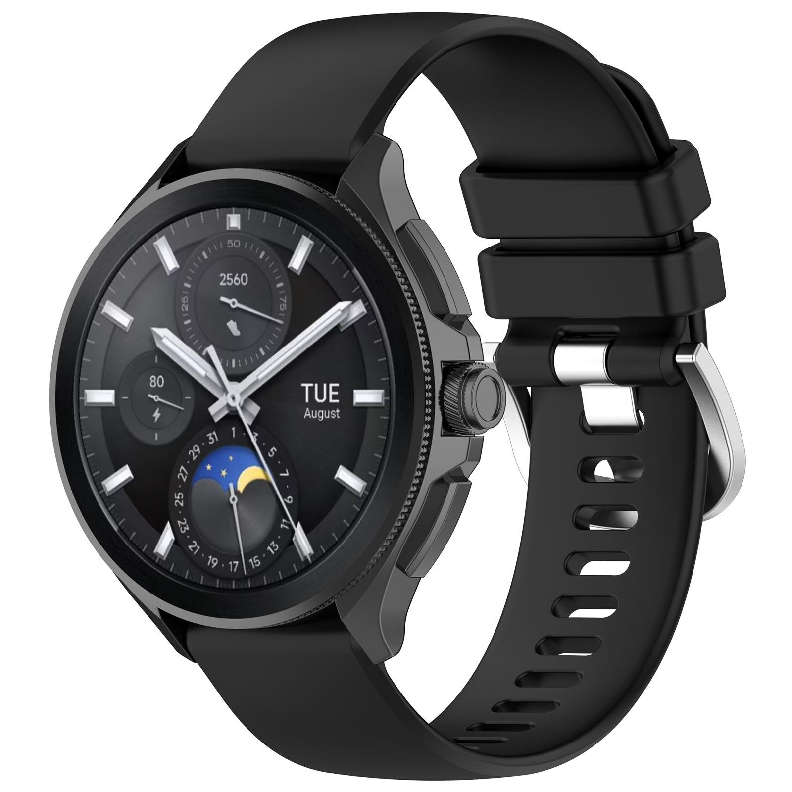 Huawei Watch 2 Pro Honor Watch 4 Pro Silicone Watch Band Soft Waterproof Replacement Strap black