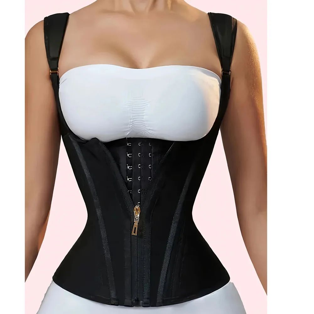 Women's Plus Size Tummy Control Shapewear Vest black m