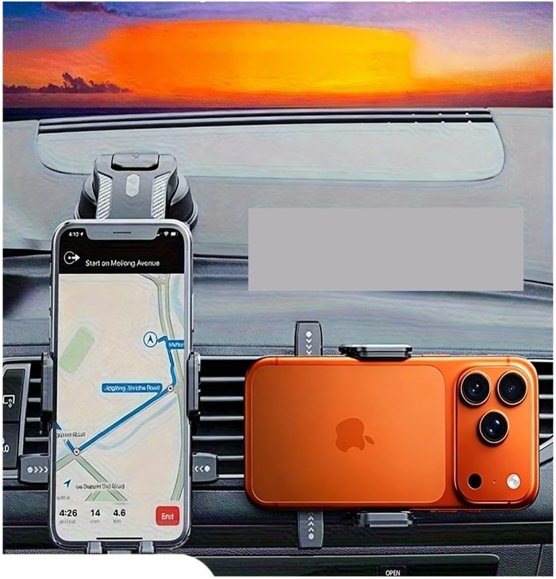Upgraded Universal Car Vent Phone Mount With Ultra Stable Metal Hook Clip Upgraded Universal Car Vent Phone Mount With Ultra Stable Metal Hook Clip