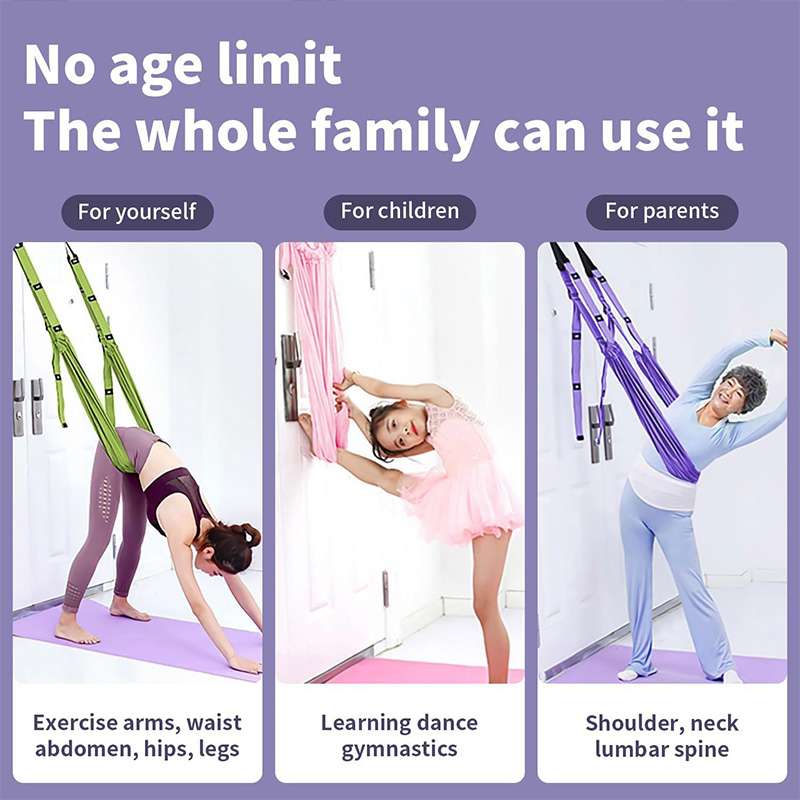 Soft Support Aerial Yoga Rope For Stretching And Home Workouts Soft Support Aerial Yoga Rope For Stretching And Home Workouts
