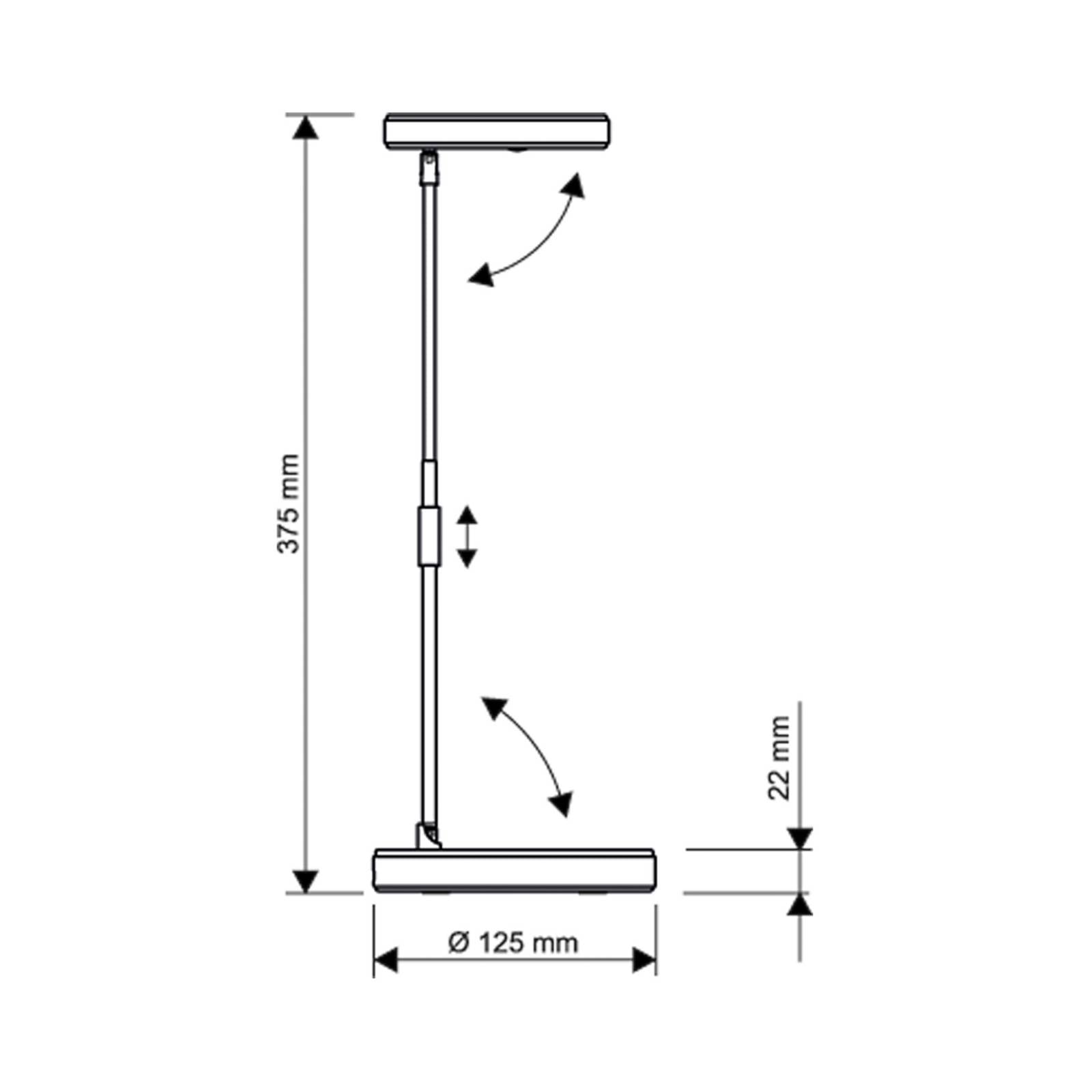 Maul Lampada da scrivania MAULpuck, Bianco / Opale, Studio / Ufficio, Plastica, Moderno, Lampada da tavolo LED