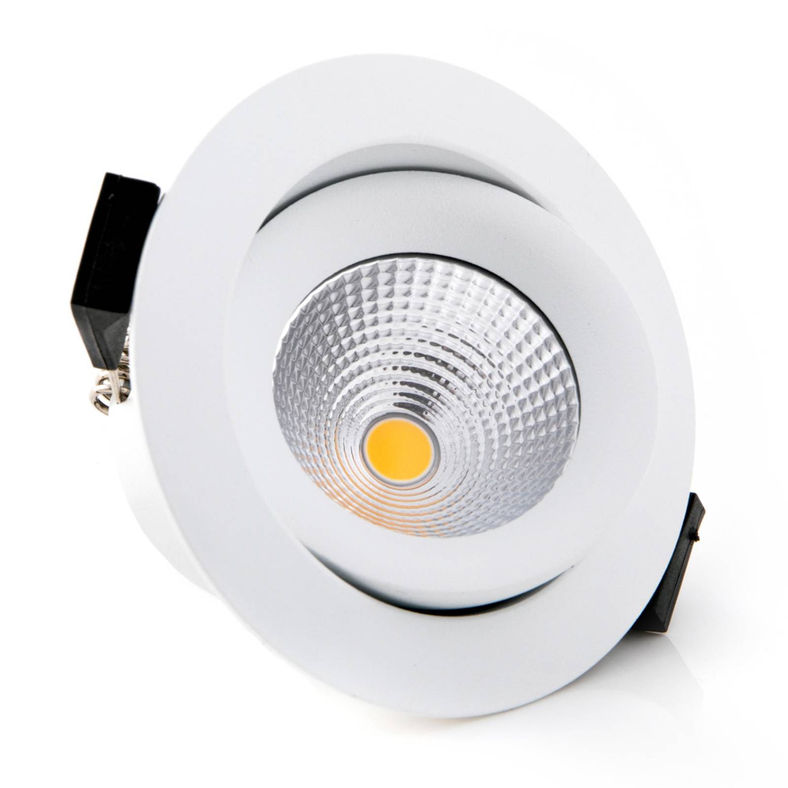 The Light Group SLC One 360° Luci da incasso a LED bianco 3.000K 360°, dimmerabile, Bianco / Opale, Soggiorno / Sala da pranzo, Alluminio, Moderno, Downlight