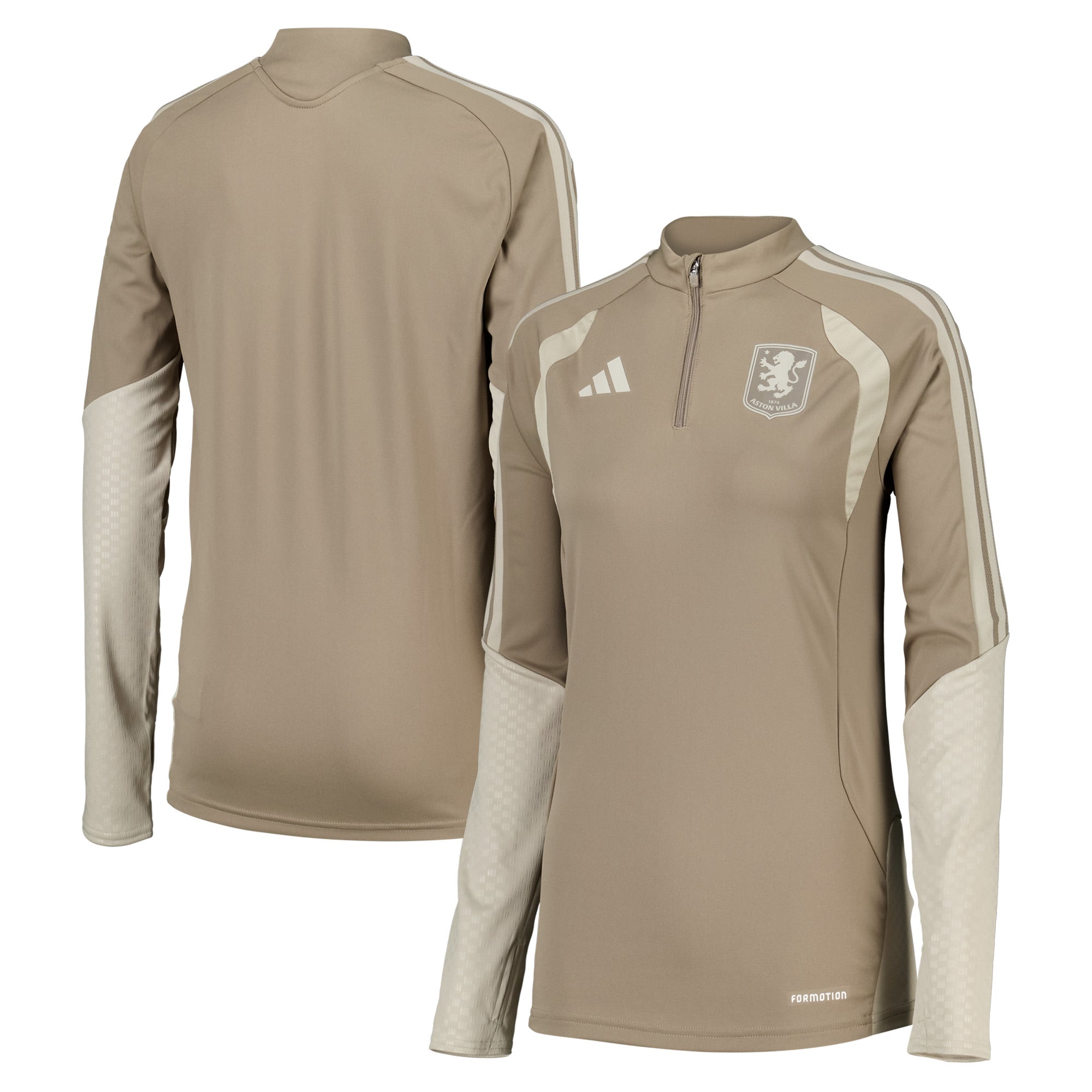 Aston Villa adidas Trainingstop - Hellbraun - Damen