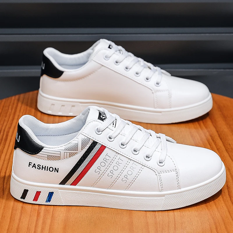 Frühjahrs-Neuheit: Herrenschuhe, Klassische Schuhe, Trendige Vielseitige Übergrößen Weiße Schuhe, Dickbesohlte Sportschuhe, Lässige Sneaker