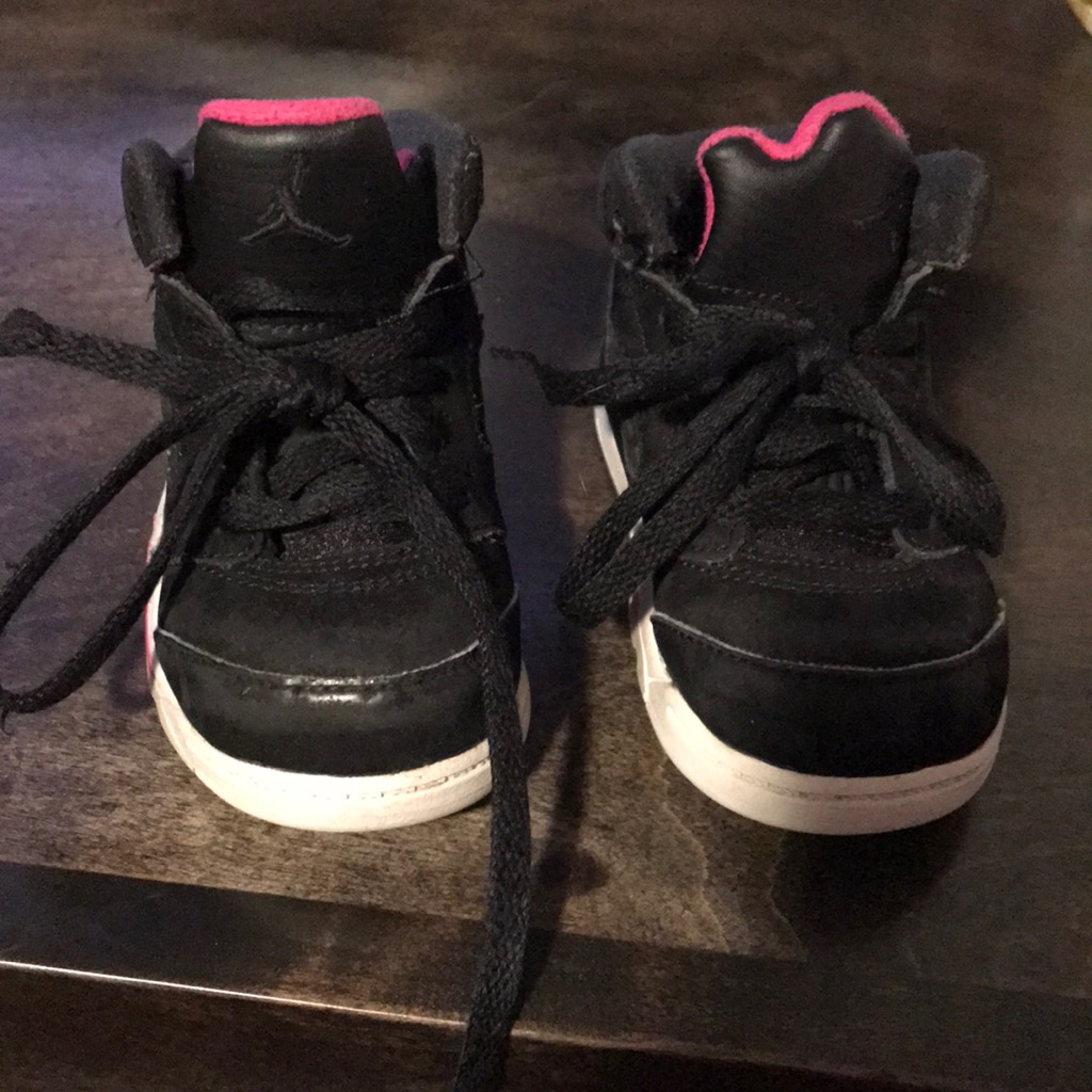 Nike Shoes | Toddler Nike Shoes | Color: Black/Pink | Size: 7c Toddler Girls