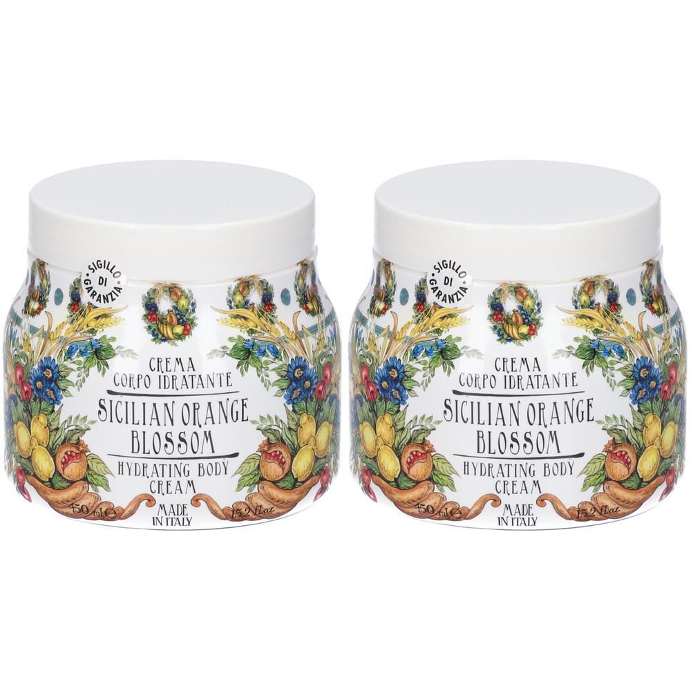 Le Maioliche Crema Corpo Fiori d´Arancio di Sicilia 2x450 ml