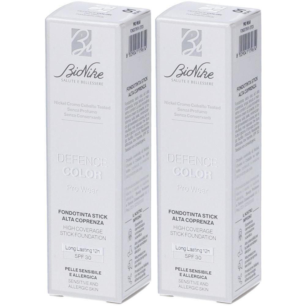 Bionike Defence Color Pro Wear Fondotinta Stick Alta Coprenza N1 Ivory