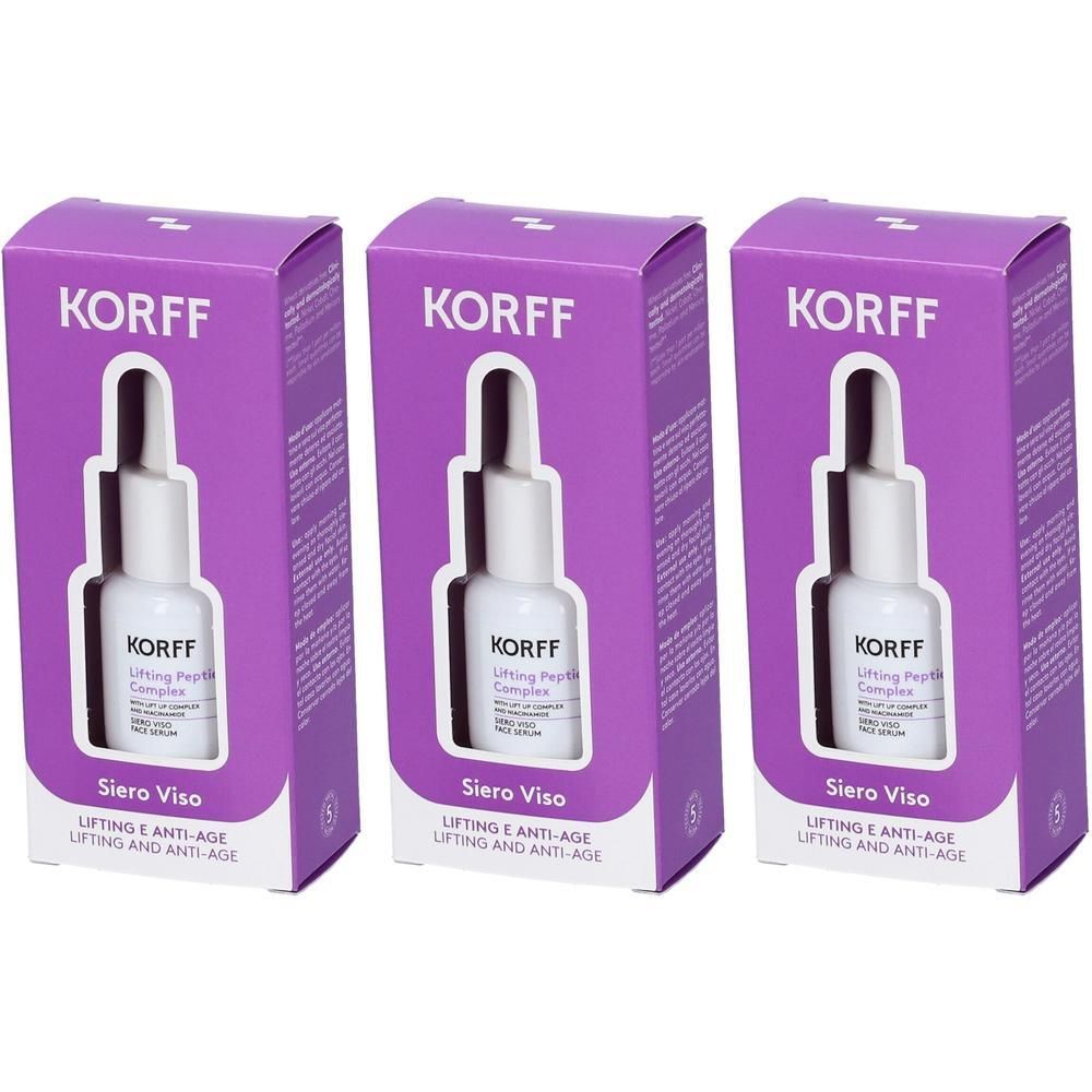 Korff Siero Viso Lifting Peptide Complex 3x10 ml