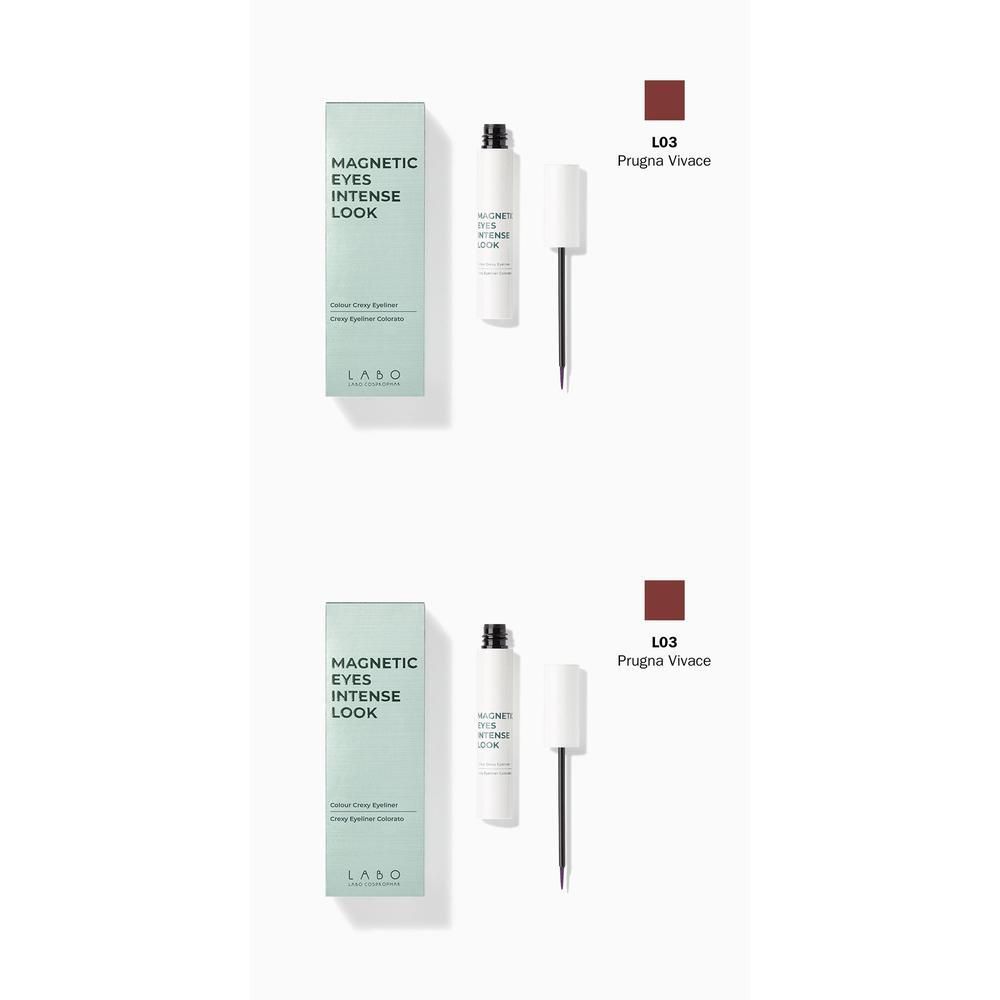 Labo Magnetic Eyes Intense Look Crexy Eyeliner Colorato Colore L03 2x8