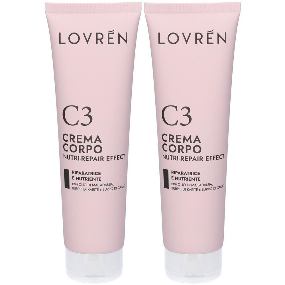 Lovren Crema Corpo Riparatrice Nutriente 2x150 ml