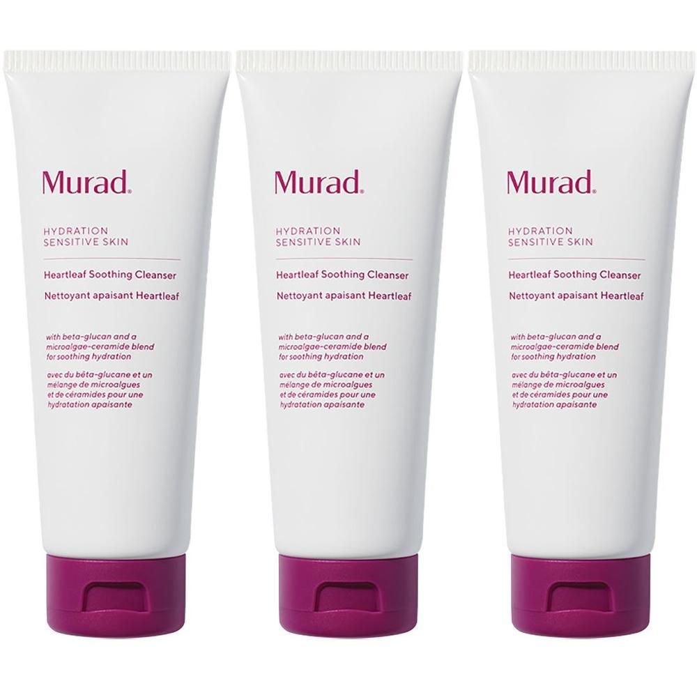 Murad Heartleaf Soothing Cleanser - Detergente Viso Lenitivo 3x150 ml