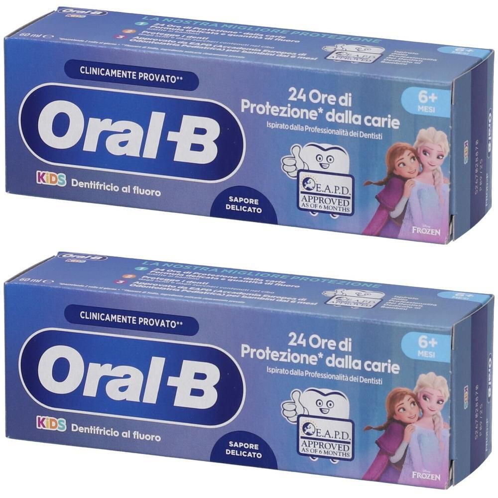 Oralb Dentifricio Kids Frozen 2x60 ml