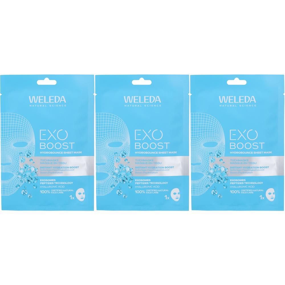 Weleda Maschera Viso Idratante Exo Boost 3x20 ml