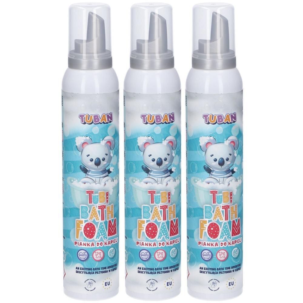 Tuban Tobi Bath Foam Blu Schiuma da Bagno Corpo e Capelli 3x1 St