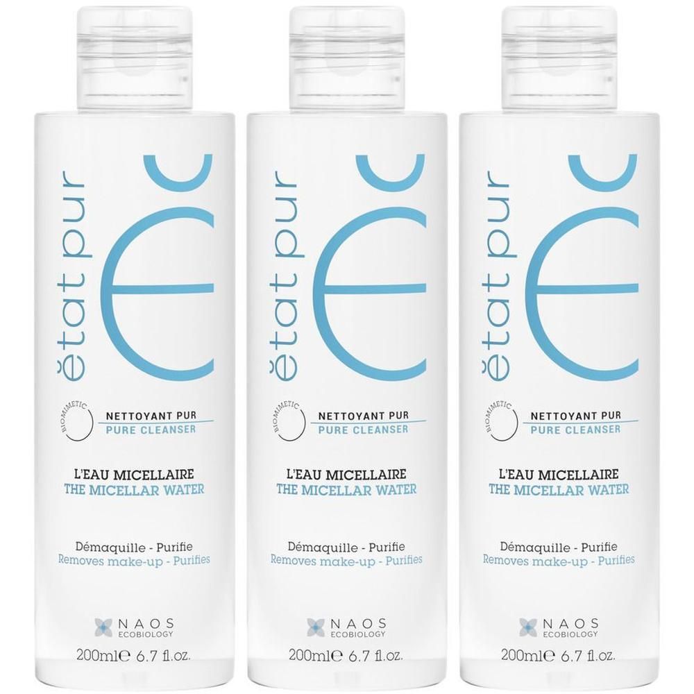 Etat Pur Acqua Micellare Detergente Purificante 200ml 3x200 ml