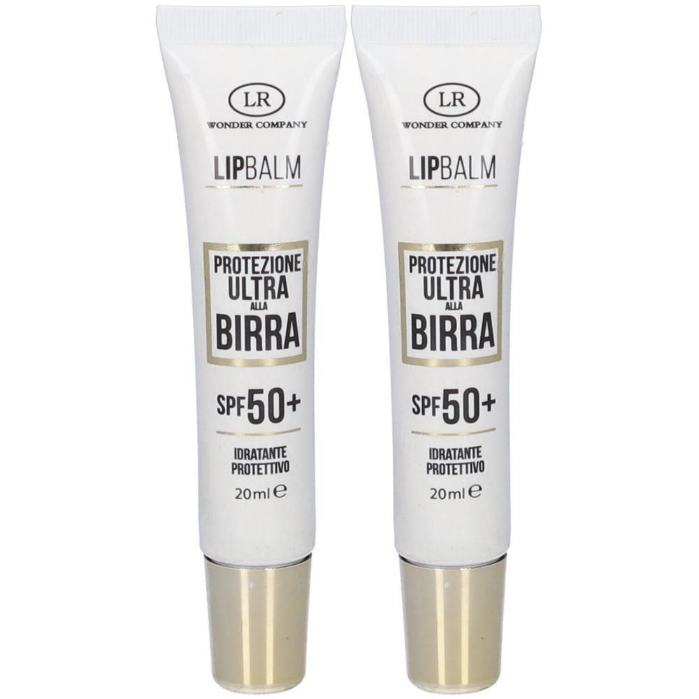 Wonder Lip Balm Protezione Labbra Alla Birra SPF50+ 2x20 ml