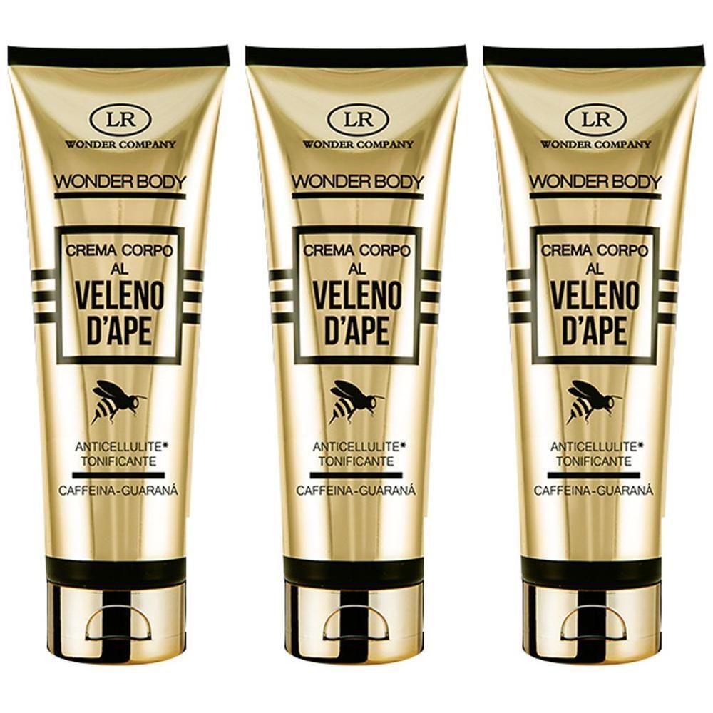 Wonder Body Crema Corpo Veleno Ape 3x125 ml