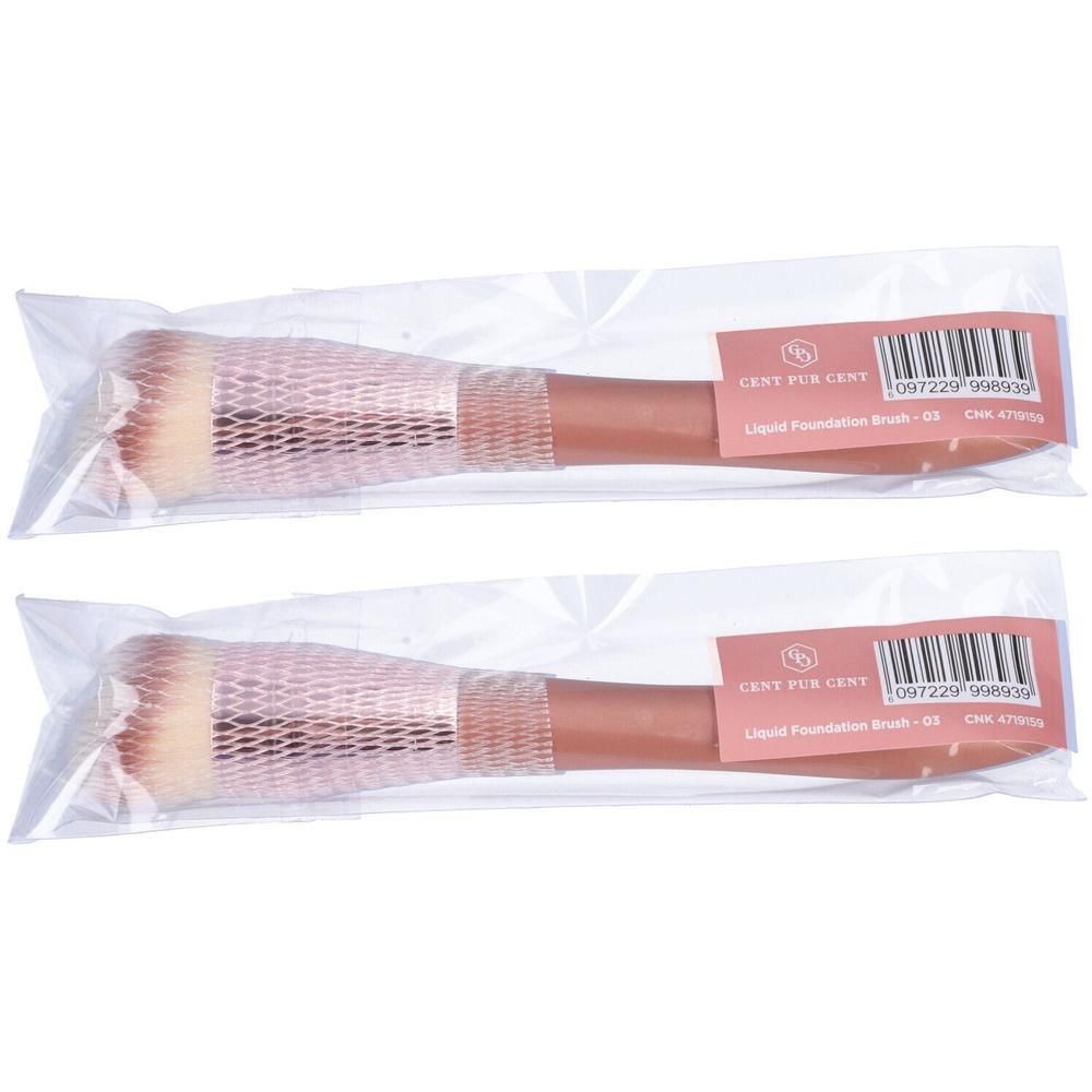 Cent Pur Loose Liquid Foundation Pennello 2x1 St