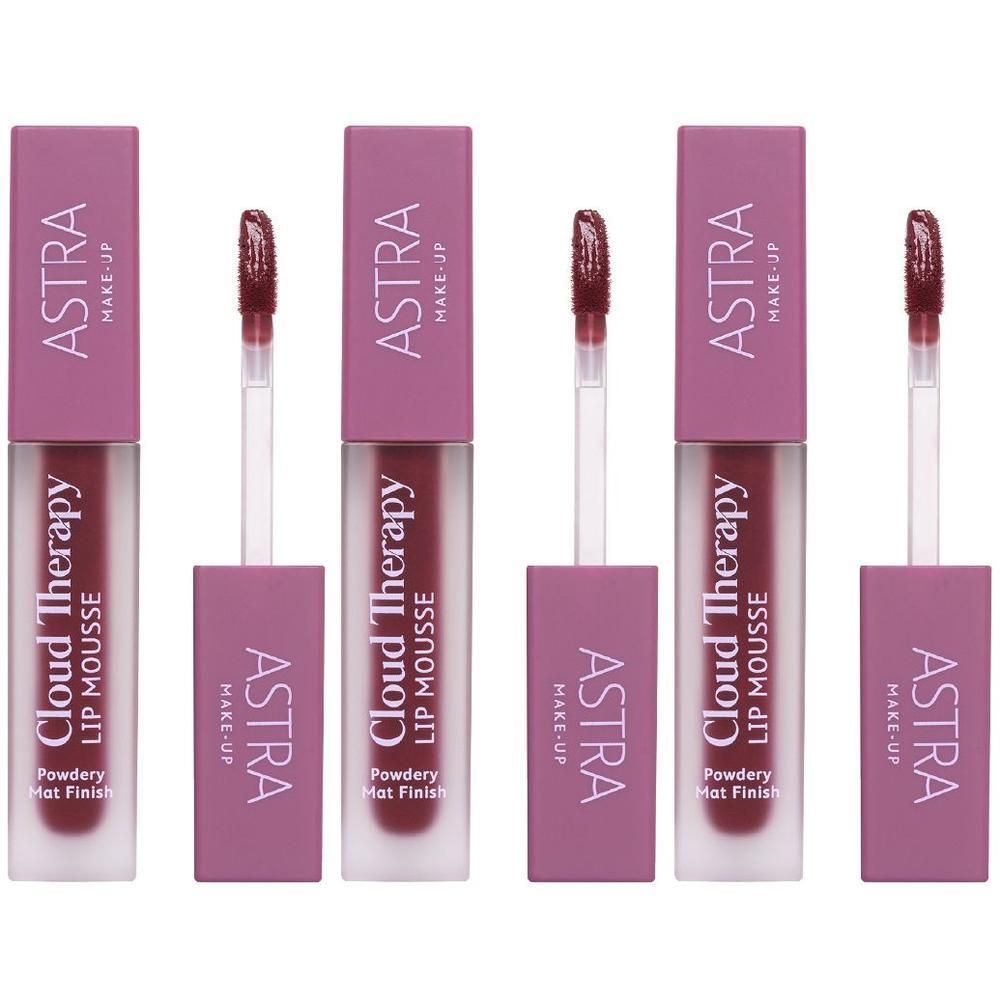 ASTRA Make-Up Mousse Labbra Cloud Therapy Tonalità 06 Ride or Die 3x1