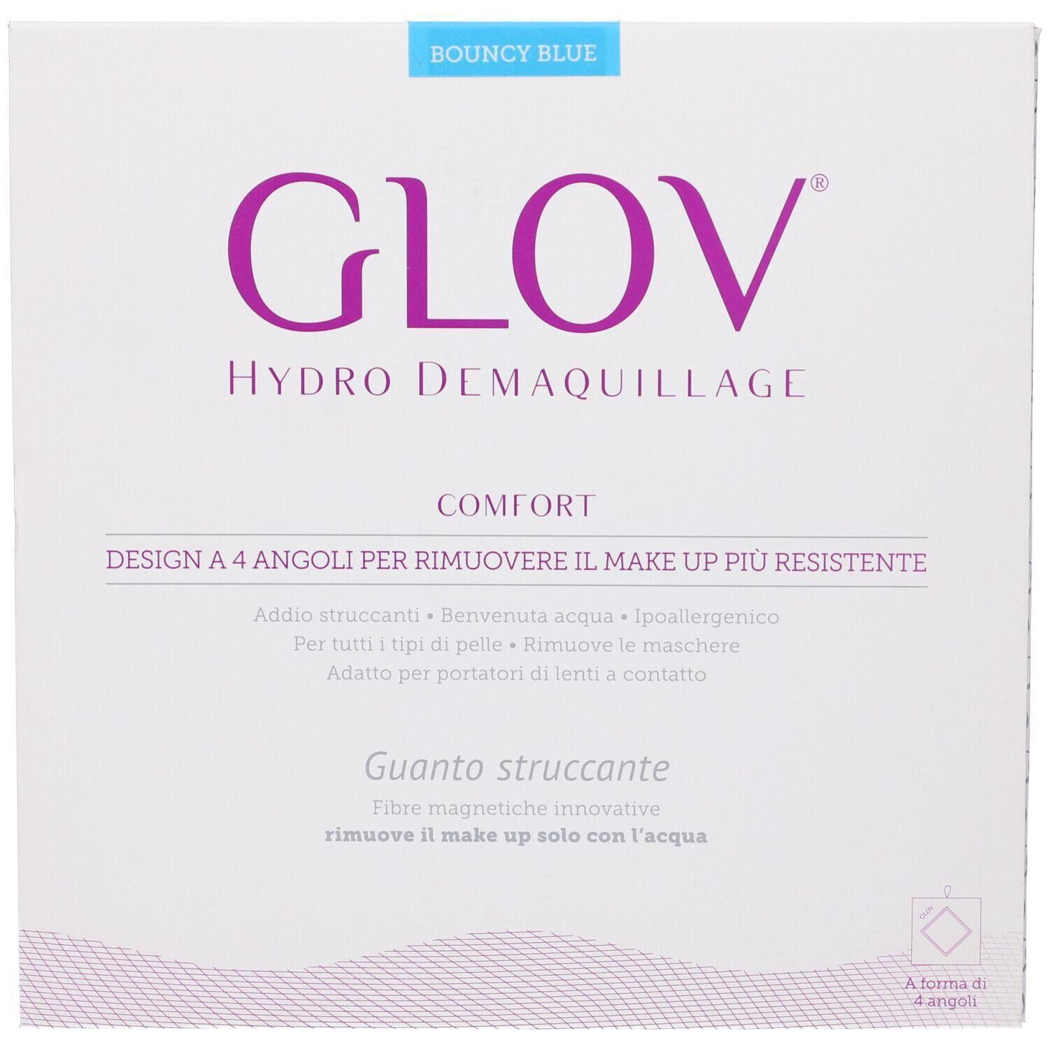 Glov Guanto Struccante Colore Bouncy Blue 4x1 St