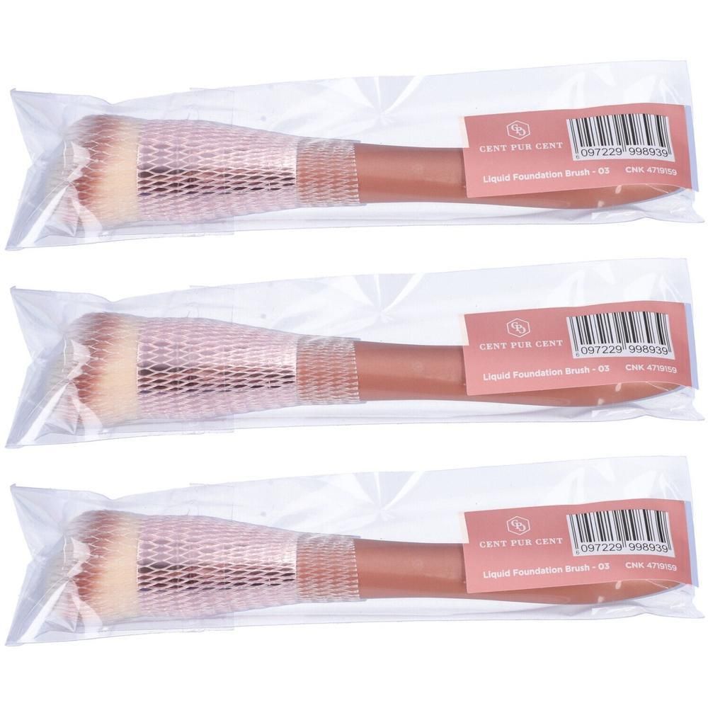 Cent Pur Loose Liquid Foundation Pennello 3x1 St