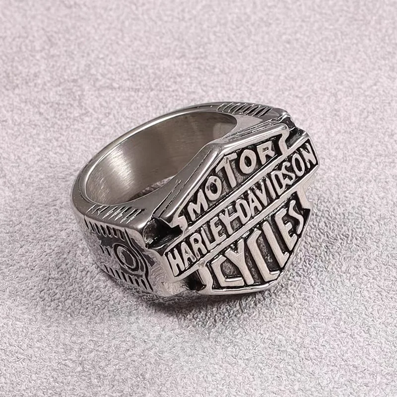 9 Größen, kreativer Punk-Hip-Hop-Ring für Männer und Frauen, dekoratives Accessoire für Harley Davidson PA1250 Softail Sportster VRSC Touring 1200