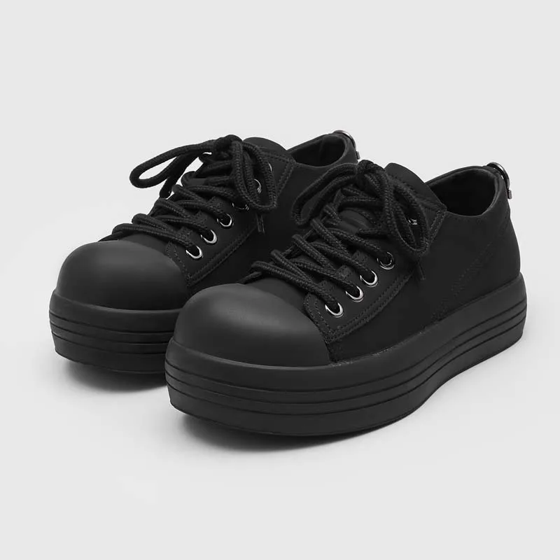 Neue Herren-Oversize-Freizeitschuhe, modische Retro-Herrenschuhe mit dicken Sohlen, amerikanische Freizeit-Schnürsneaker, Größen 38-44, Herrenschuhe