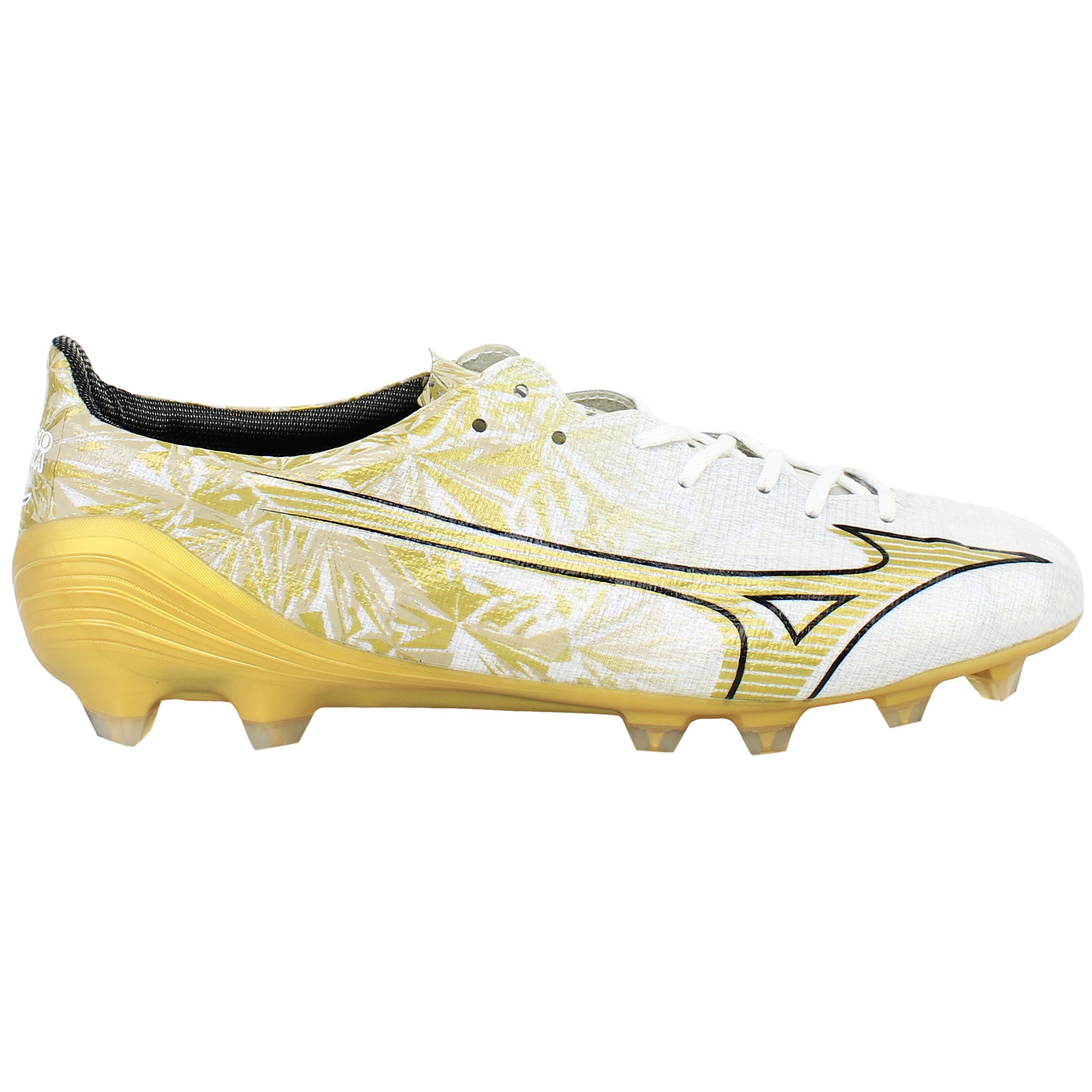 Mizuno Alpha Japan Herren Fußballschuhe Weiß/Gold