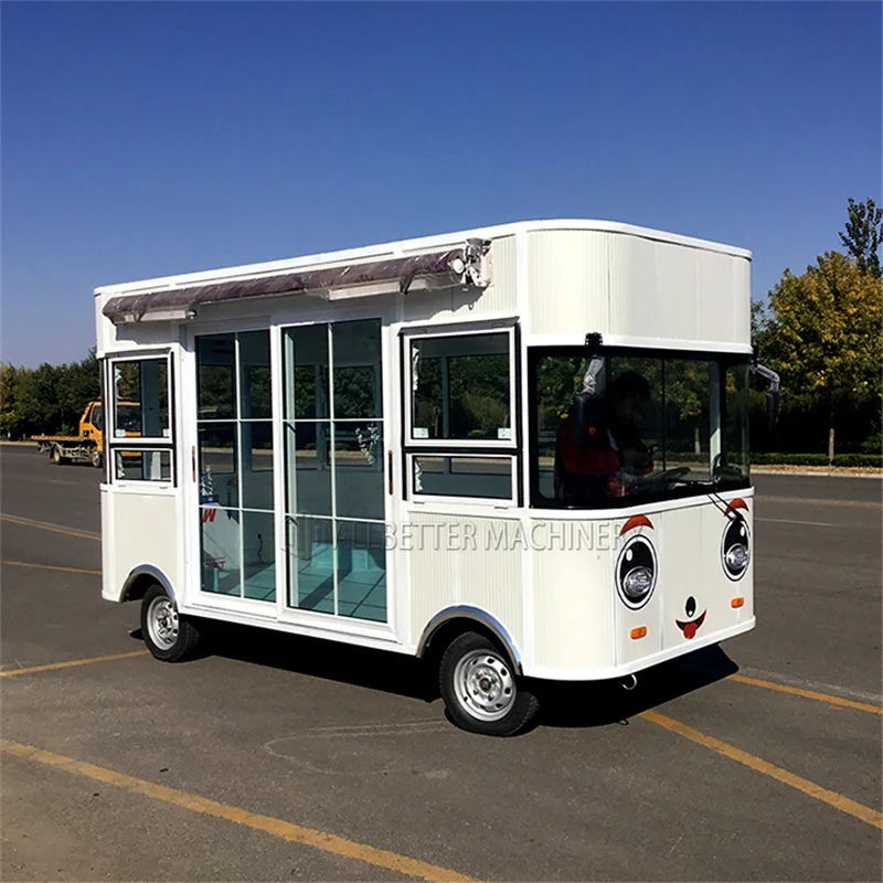 Remorque de nourriture électrique de taille personnalisée, kiosque, fourgon à café, Hot Dog, chariot de nourriture, Pizza, cuisine, Halal Taco, camion de nourriture électrique Mobile