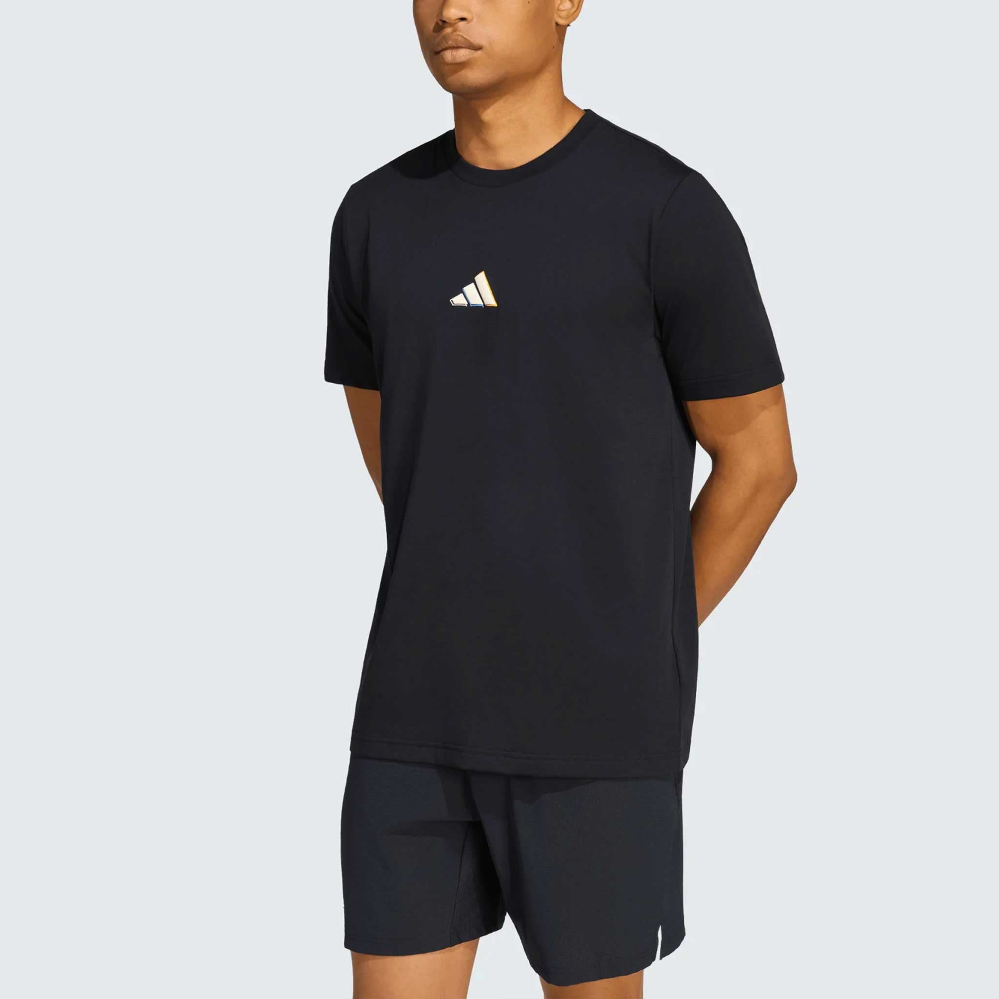 adidas US Open 2026 Retro Court Tee Men's Tennis Apparel Black