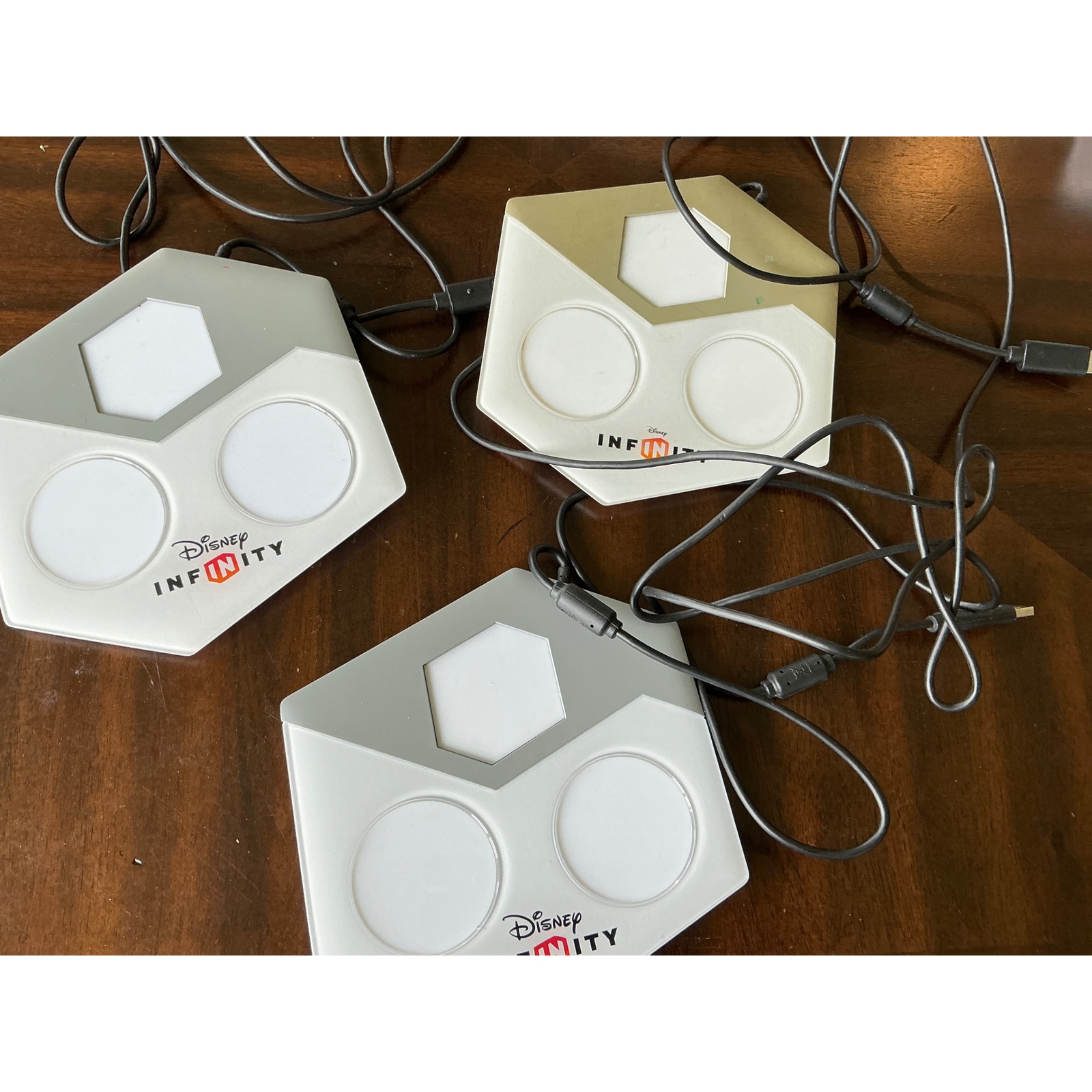 Disney Video Games & Consoles | Disney Infinity Game Base Lot Of 3 Inf-8032386 Usb Portal Reader White Grey | Color: White | Size: Os