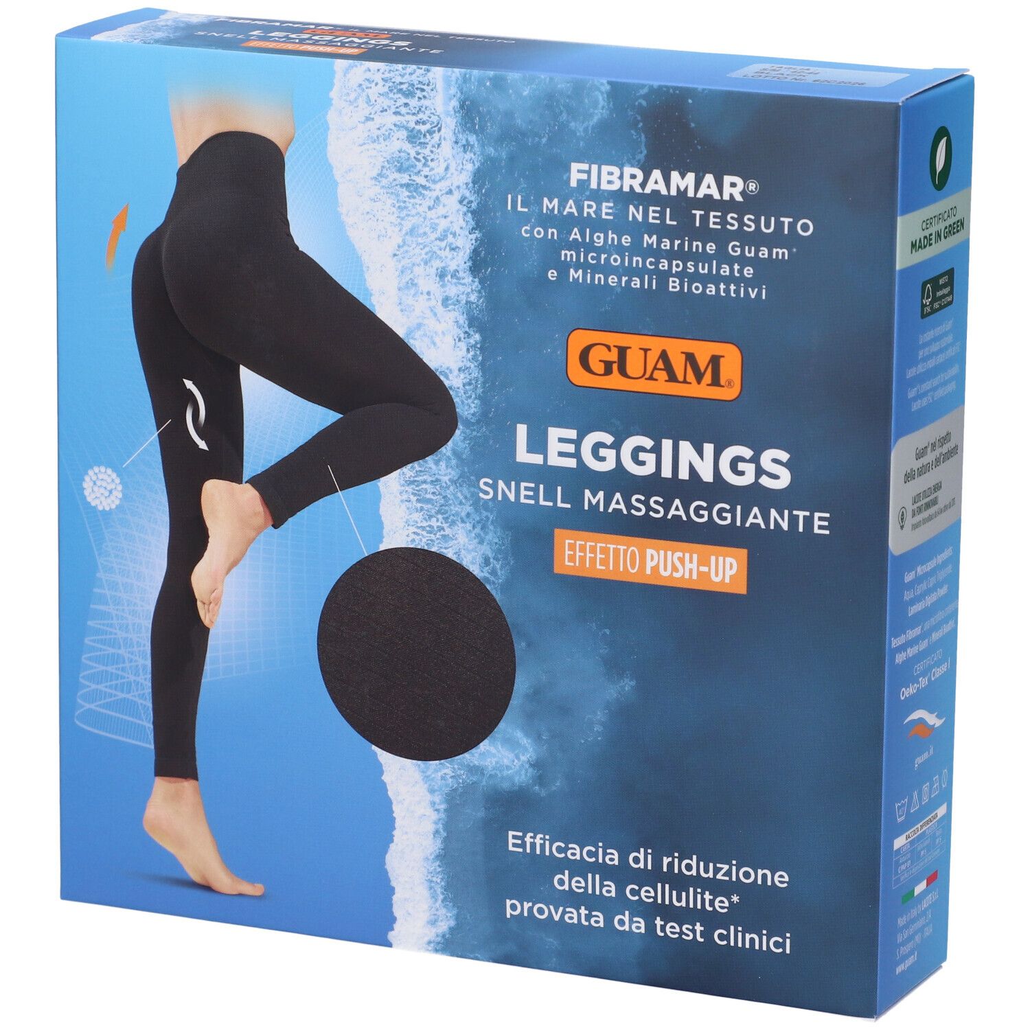 Guam Leggings Snell Massaggiante Effetto Push-Up Taglia S/M 1 pz Acces