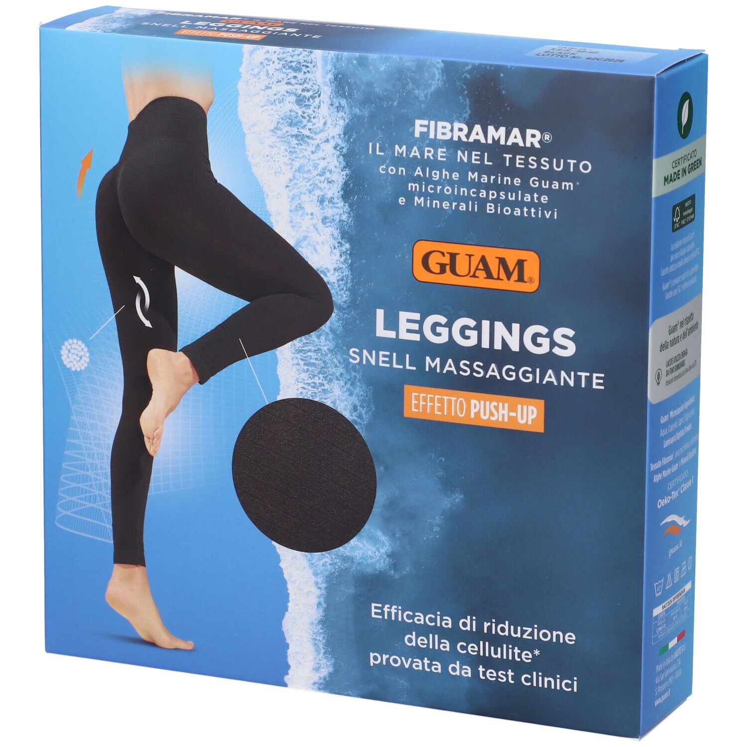 Guam Leggings Snell Massaggiante Effetto Push Up Taglia XS/S 1 pz Acce