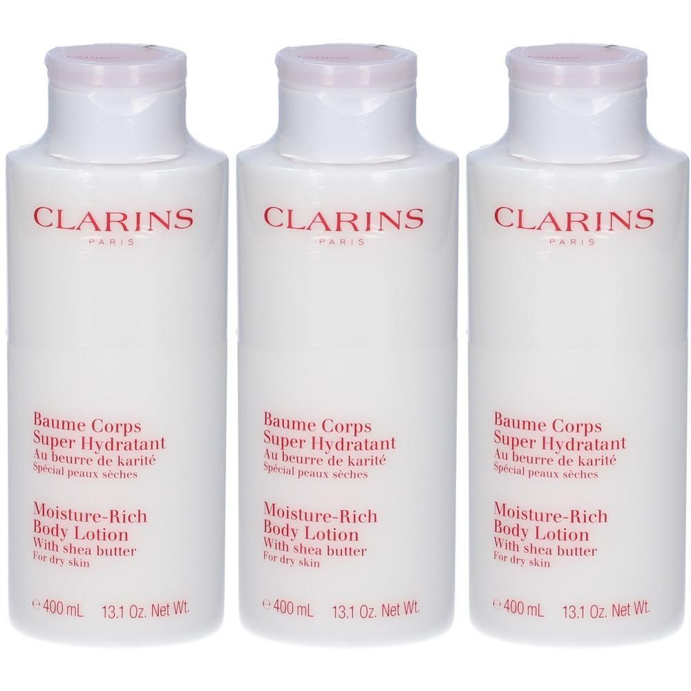 Clarins Baume Corps Balsamo Corpo Super Idratante 3x400 ml