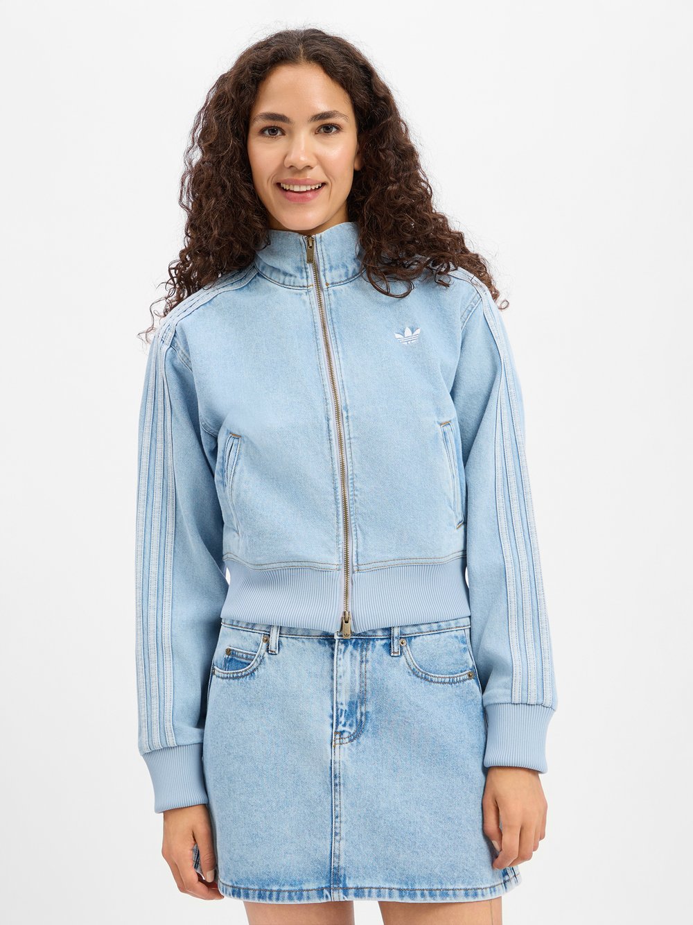 adidas Originals Jeansrock Damen hellblau, L