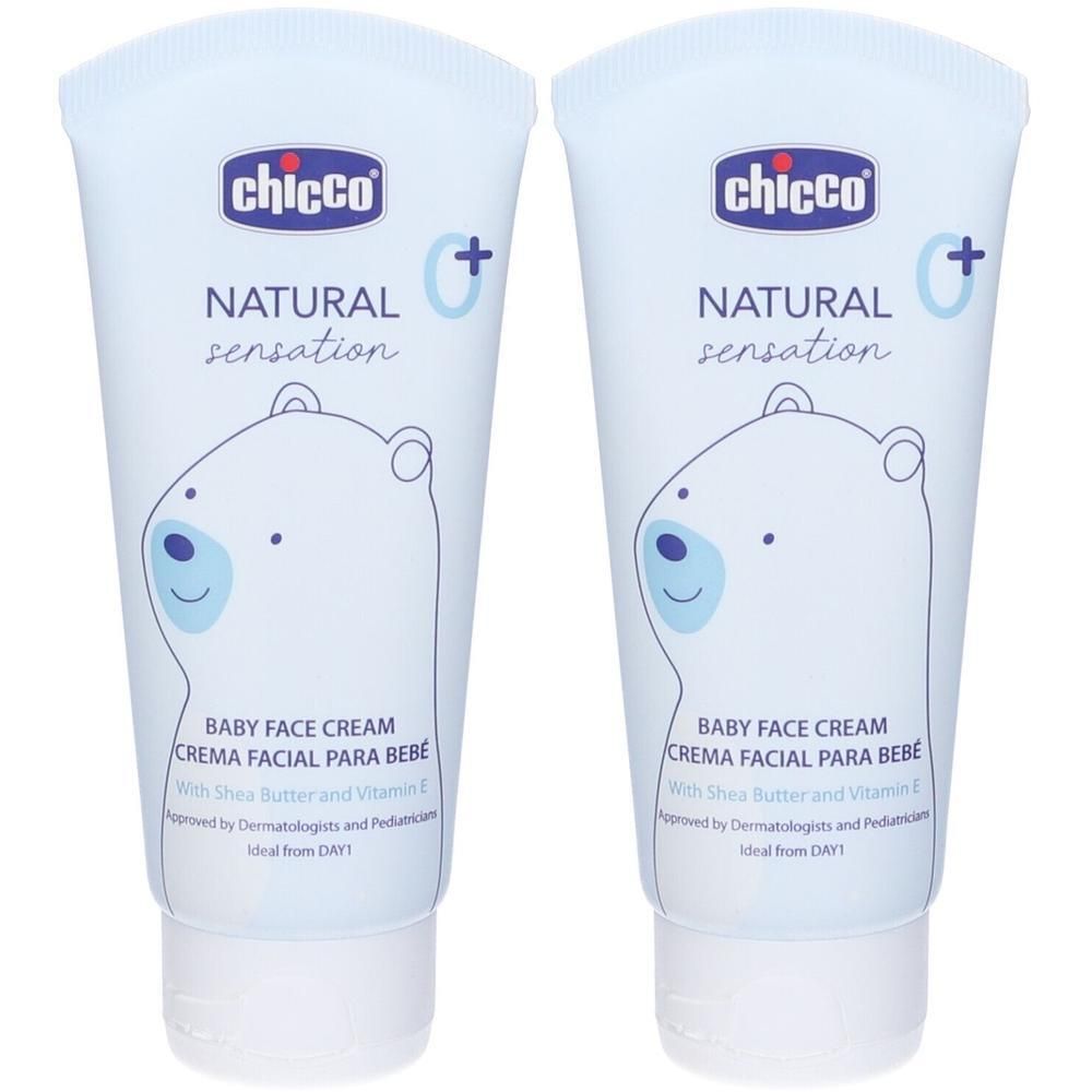 Chicco Natural Sensation Crema Viso 2x50 ml