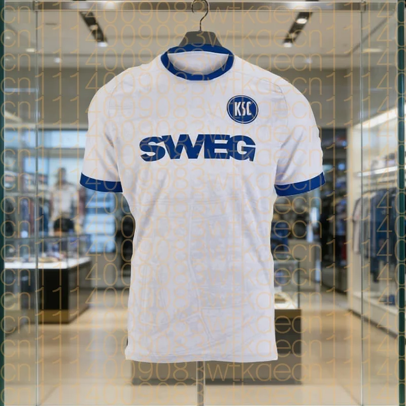 Nouvelle tenue de sport confortable et à séchage rapide pour hommes, maillot de football domicile Karlsruher S-SC-C Allemagne 2026, pour les fans de Karlsruher