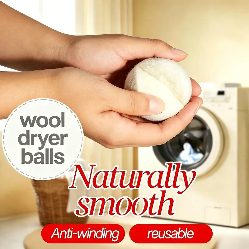 Laundry Dryer Balls Washing Machine Lint Balls for Clothes Softener Reusable Home Washing Machine Accessories Anti Tangle