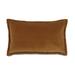 Eastern Accents Jackson Velvet Pillow Cover & Insert Polyester/Polyfill/Velvet in Brown | 15 H x 26 W x 4 D in | Wayfair DPB-286