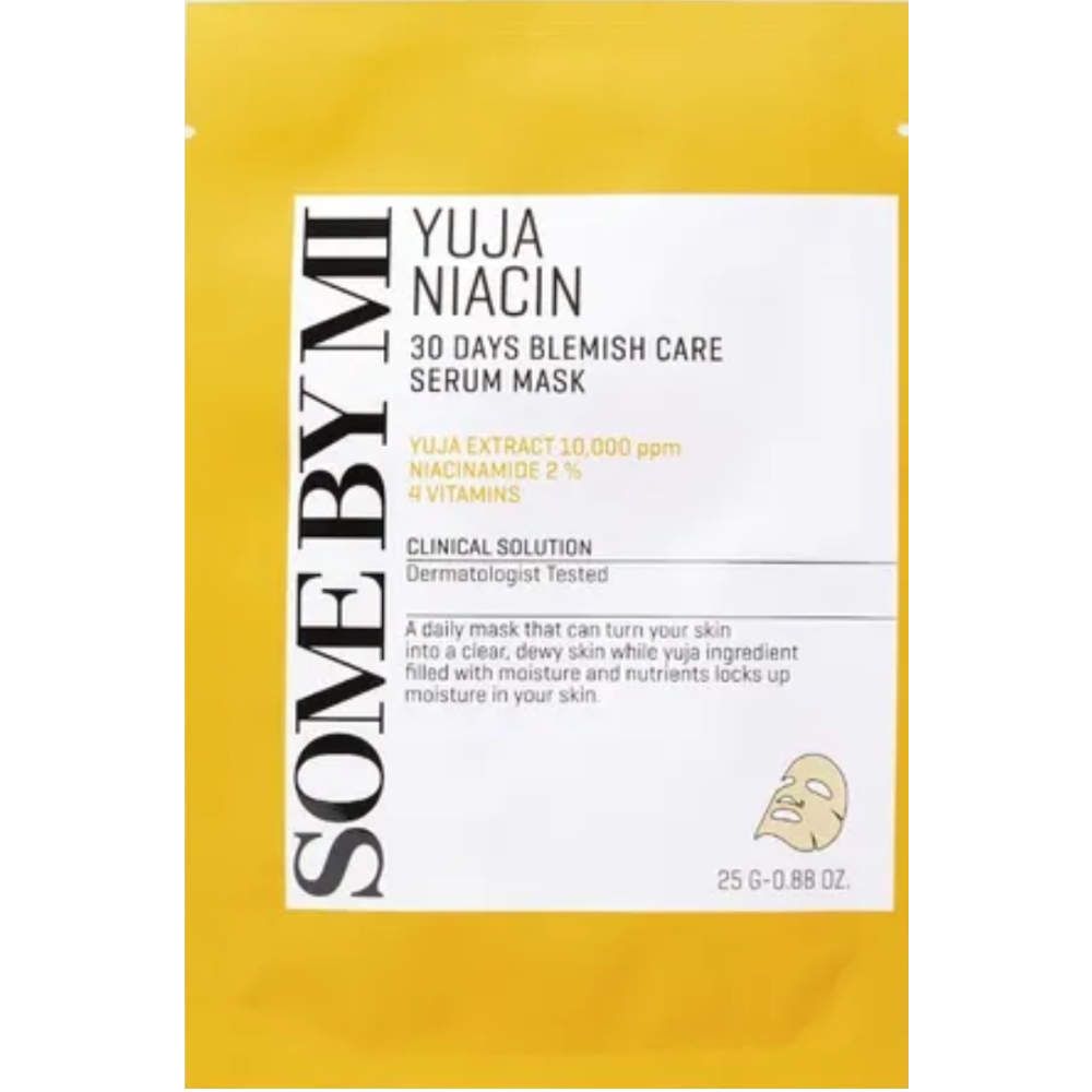 SOME BY MI Yuja Niacin 30 days Blemish Care Serum Mask 25 g Box