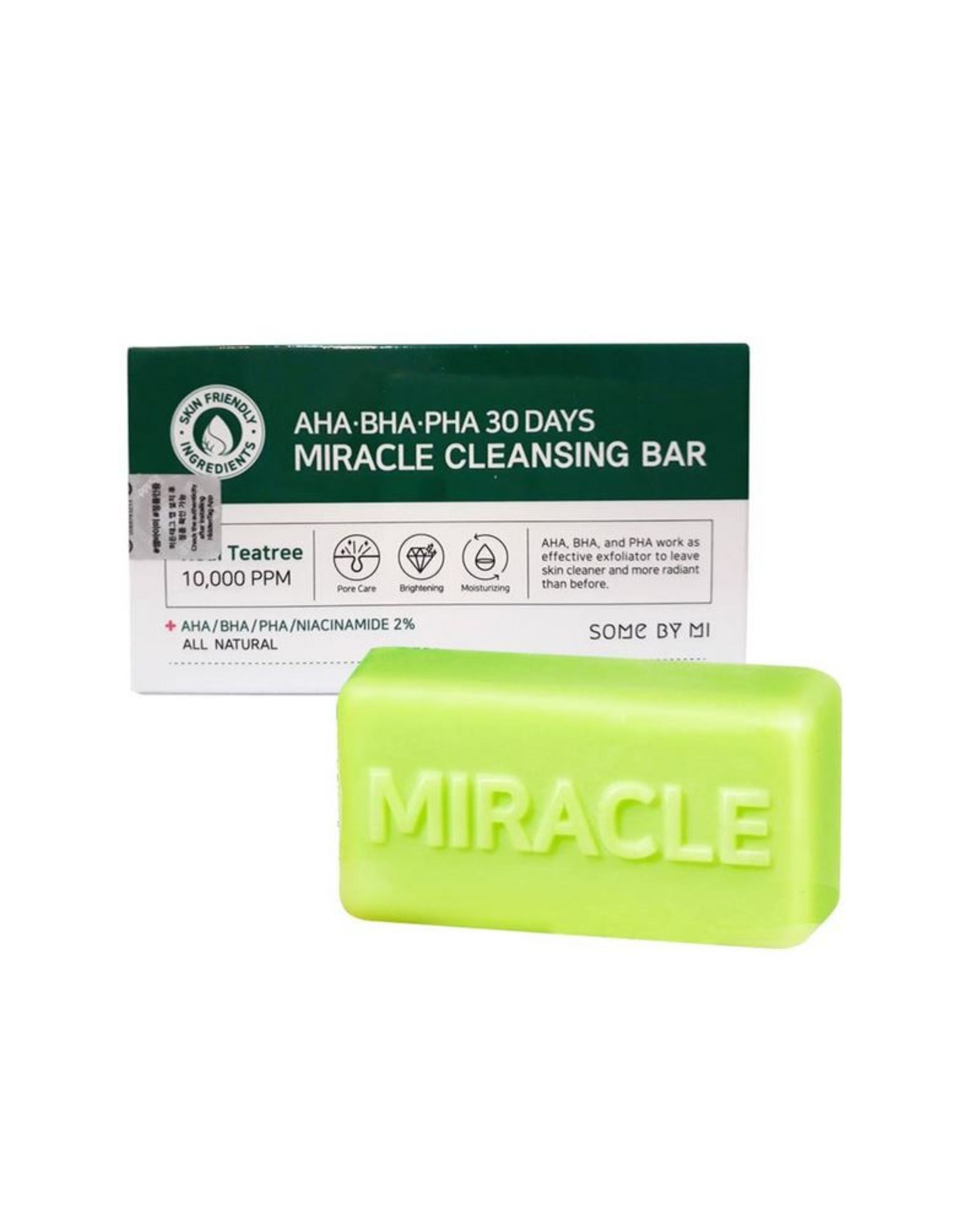 Some By Mi AHA BHA PHA 30 Days Miracle Cleansing Bar 100 g Sapone