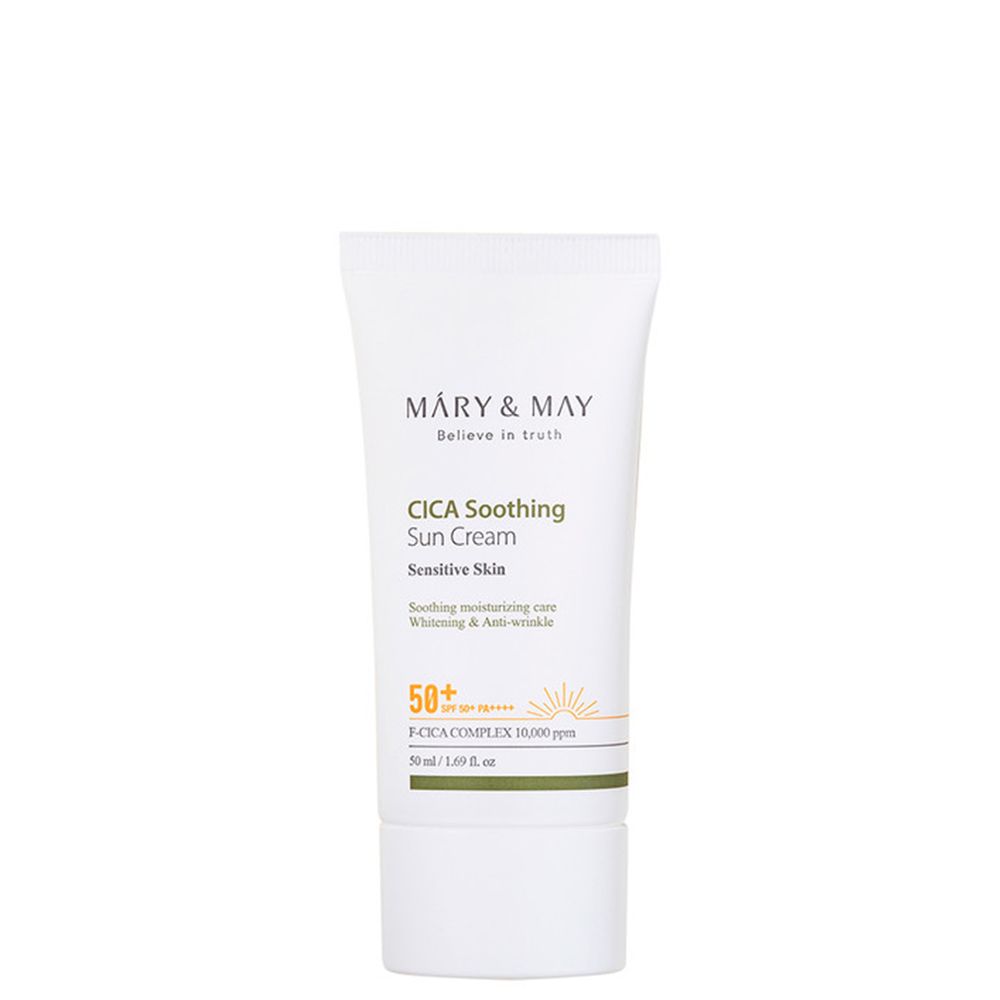 Mary & May CICA Soothing Sun Cream SPF50+ PA++++ 50 ml 0,05 l Crema so