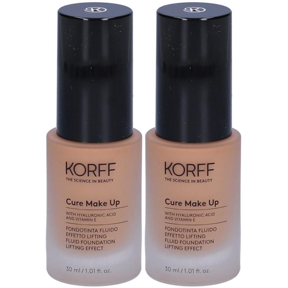 KORFF Fondotinta Fluido Effetto Lifting 04 2x30 ml Crema