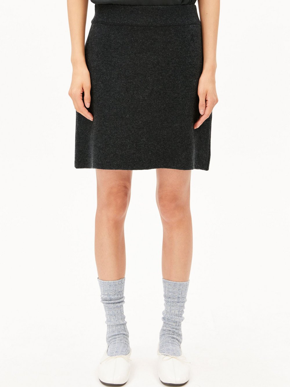 ARMEDANGELS Strickrock mit Wollanteil Damen anthrazit, M