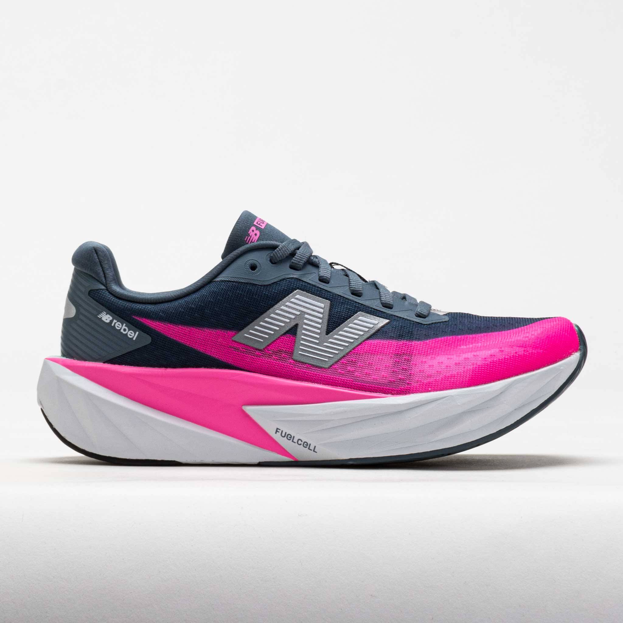 New Balance FuelCell Rebel v5 Women's Running Shoes Shadow Blue/Pink Heart